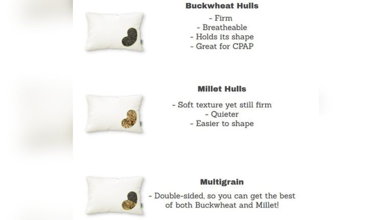 Millet Pillow Vs Buckwheat Pillow